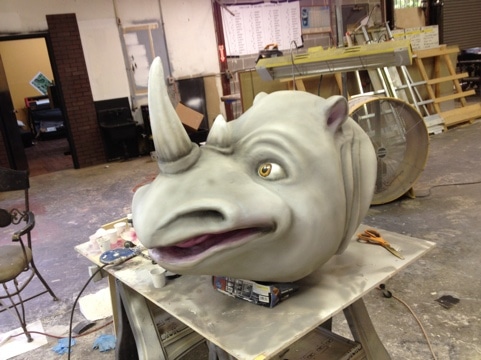 This is a large foam sculpture we created for our client