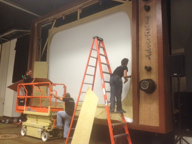 Giant TV Prop for Event