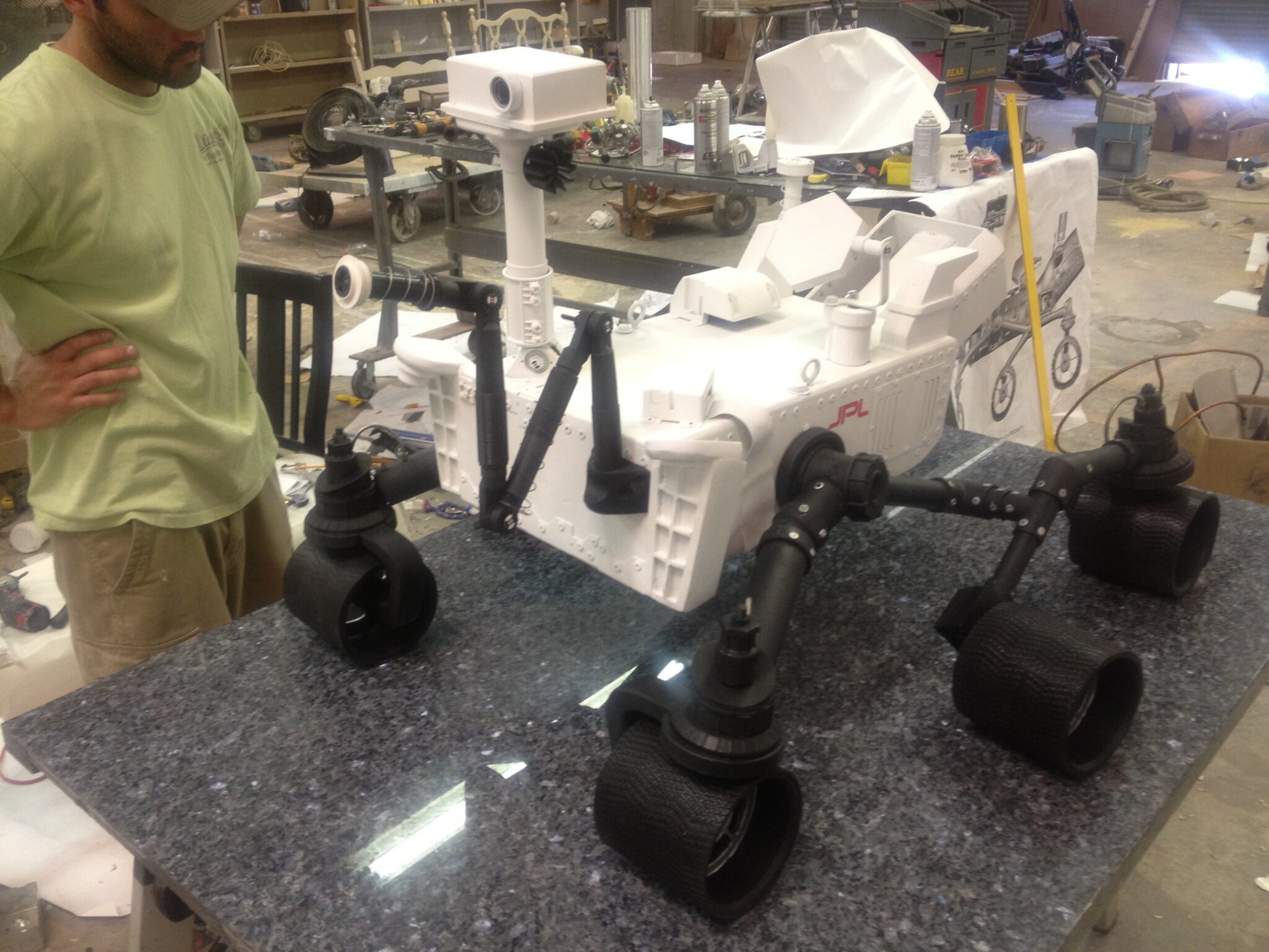 Disney Time Rover Model Curiosity Rover Replica Exhibit | Smash Design