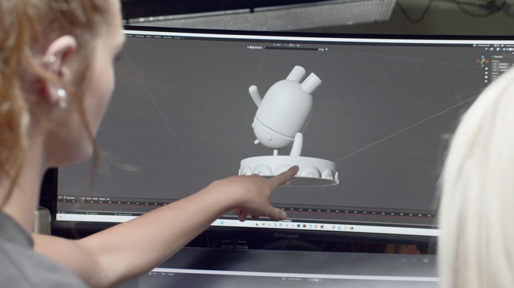 3D modeling the Android sculpture