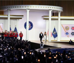commander-in-chief inaugural ball stage set