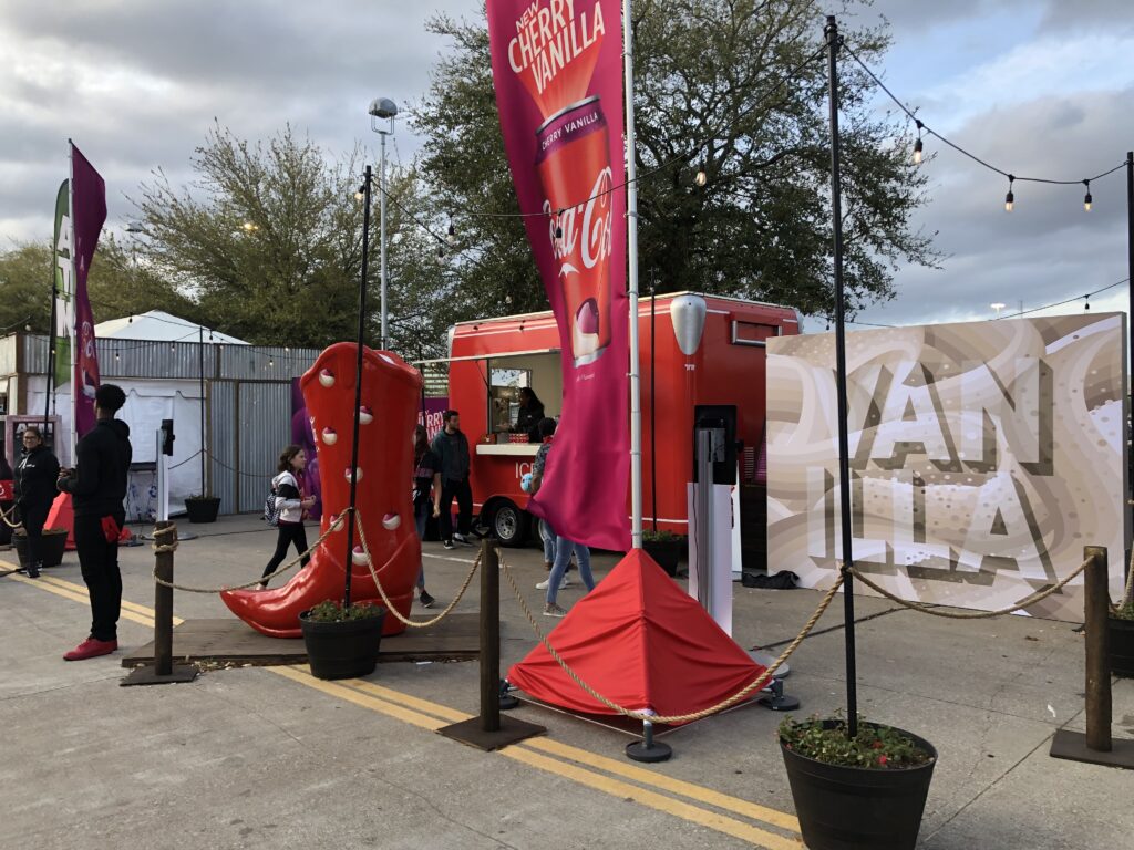 Coca-Cola brand experience props and sculpture by Smash Design