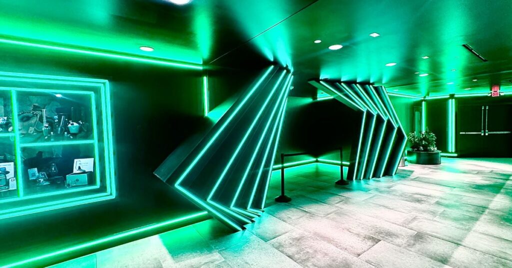 Experiential branding installation by Smash Design