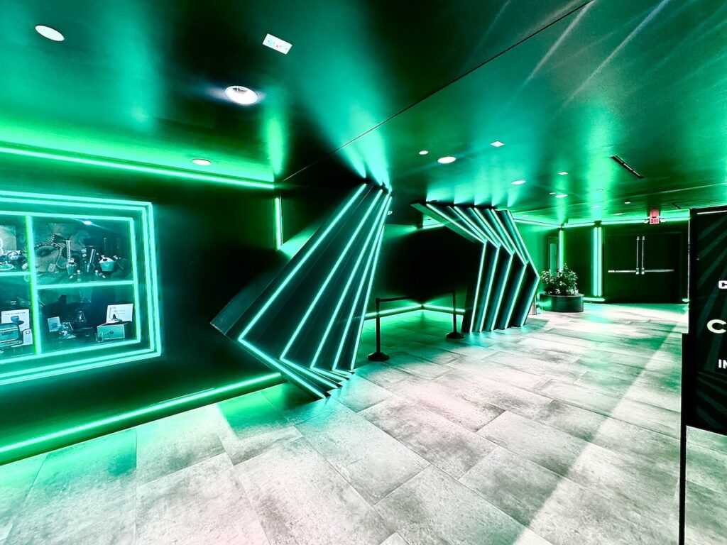 Smash Design fabricated this custom entranceway for Cannabition Las Vegas.