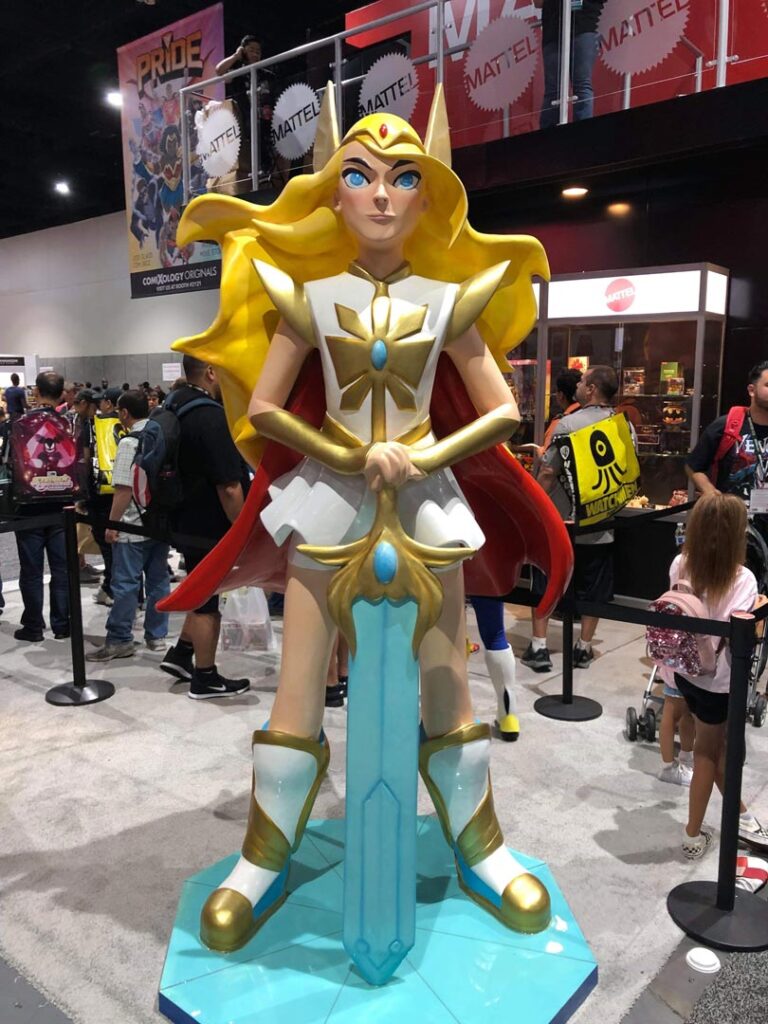 She-Ra ComicCon Booth prop for Mattel