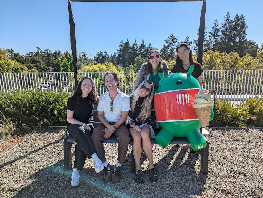 Google Android Bot sculpture for brand launch pop-up