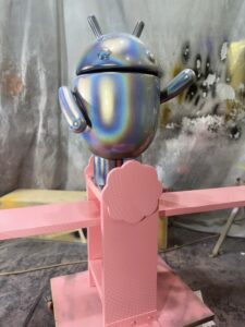 Smash Design sculpts Android 17 statue for Google