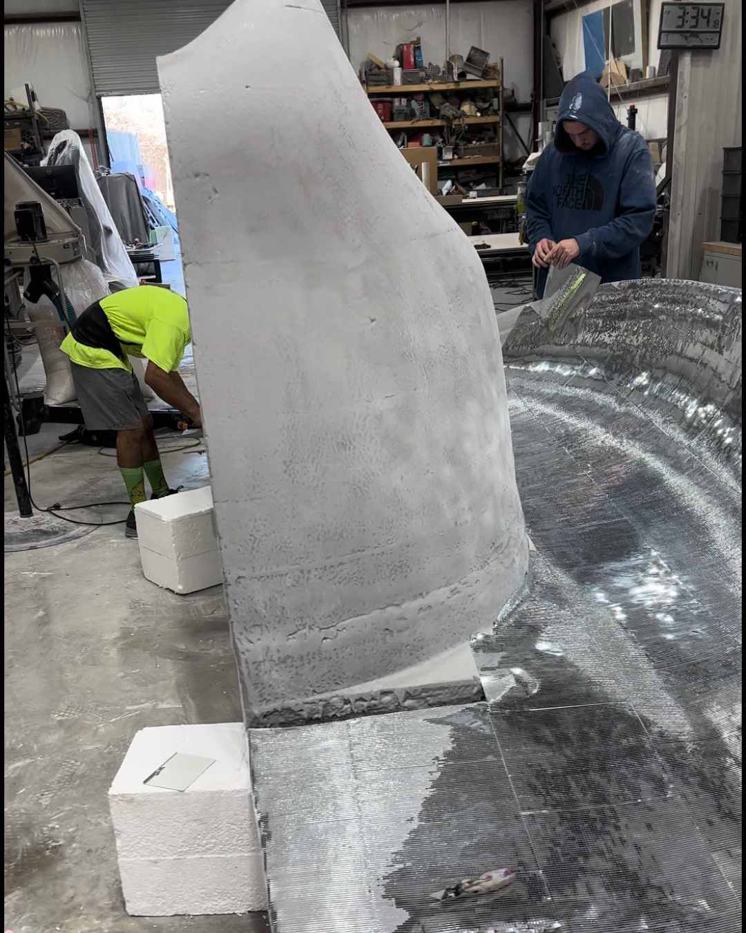 Smash Design sculpts the foam disco cowboy hat