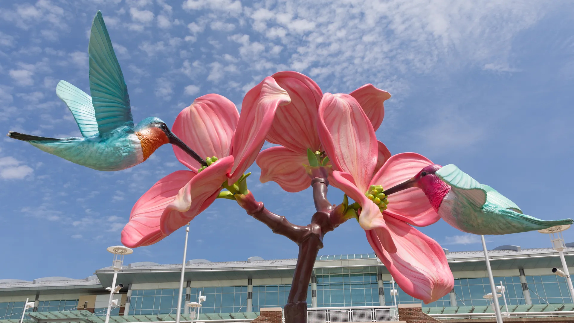 Matthew Mazzotta's "Travel Companions" Artwork at Richmond International Airport, sculpted by Smash Design